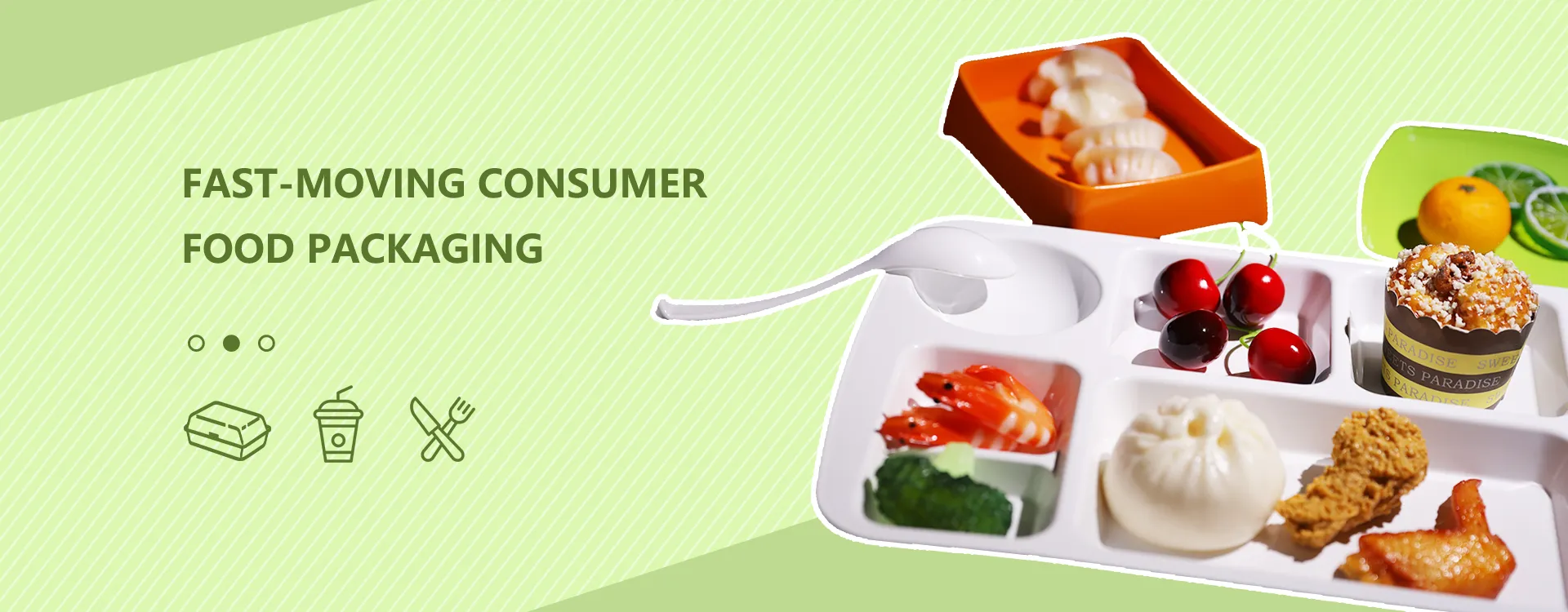 Fabbrica cinese di contenitori per il pranzo in PLA