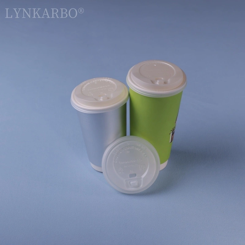 Cpla 90mm Flip Top Natural Color Cup Lid